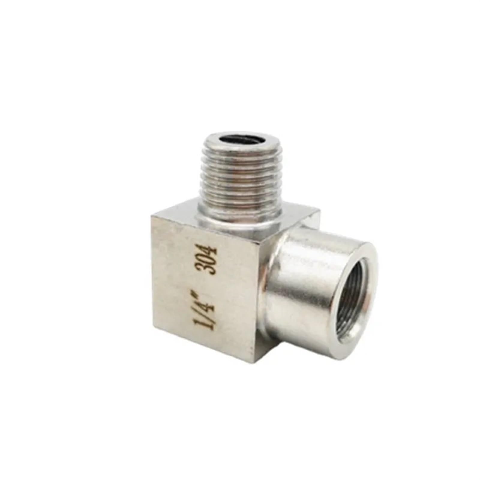 Raccordo A Gomito A 90 Gradi Per Tubi 1/8 "1/4" 3/8 "1/2" 3/4 "1" BSP Femmina Maschio Filettatura In Acciaio Inox 304 Gomito Resistente Ad Alta Pressione Raccordo connettore Raccordo A Gomito (Size :