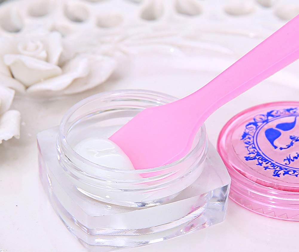 Mini-Kosmetikspatel Aus Kunststoff – Ca. 5,5 Cm, Zum Hygienischen Entnehmen Von Cremes & Masken