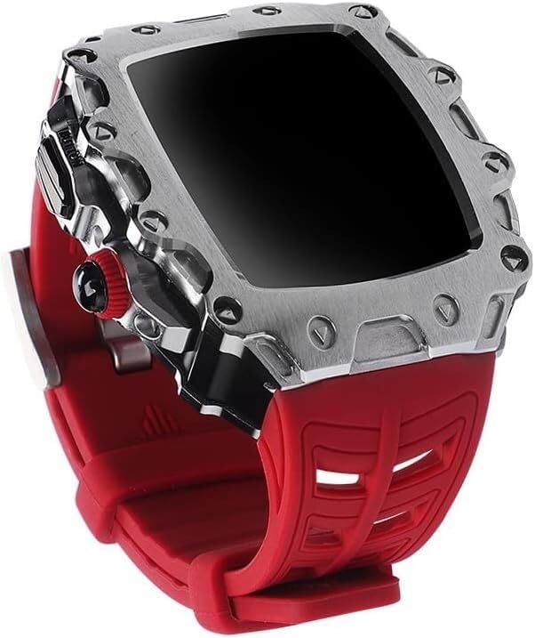 Bracelet de montre en silicone et boîtier alliage INFRI de bureau au sport pour Apple Watch