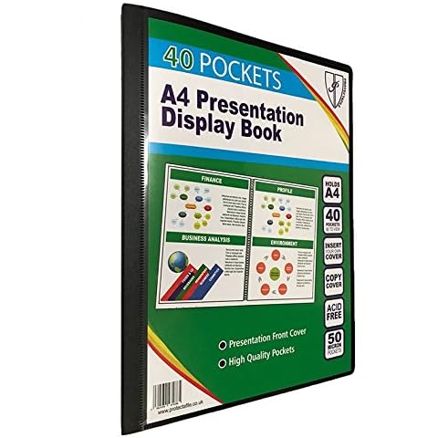 Tiger 300933 Black A4 Display Book Cover