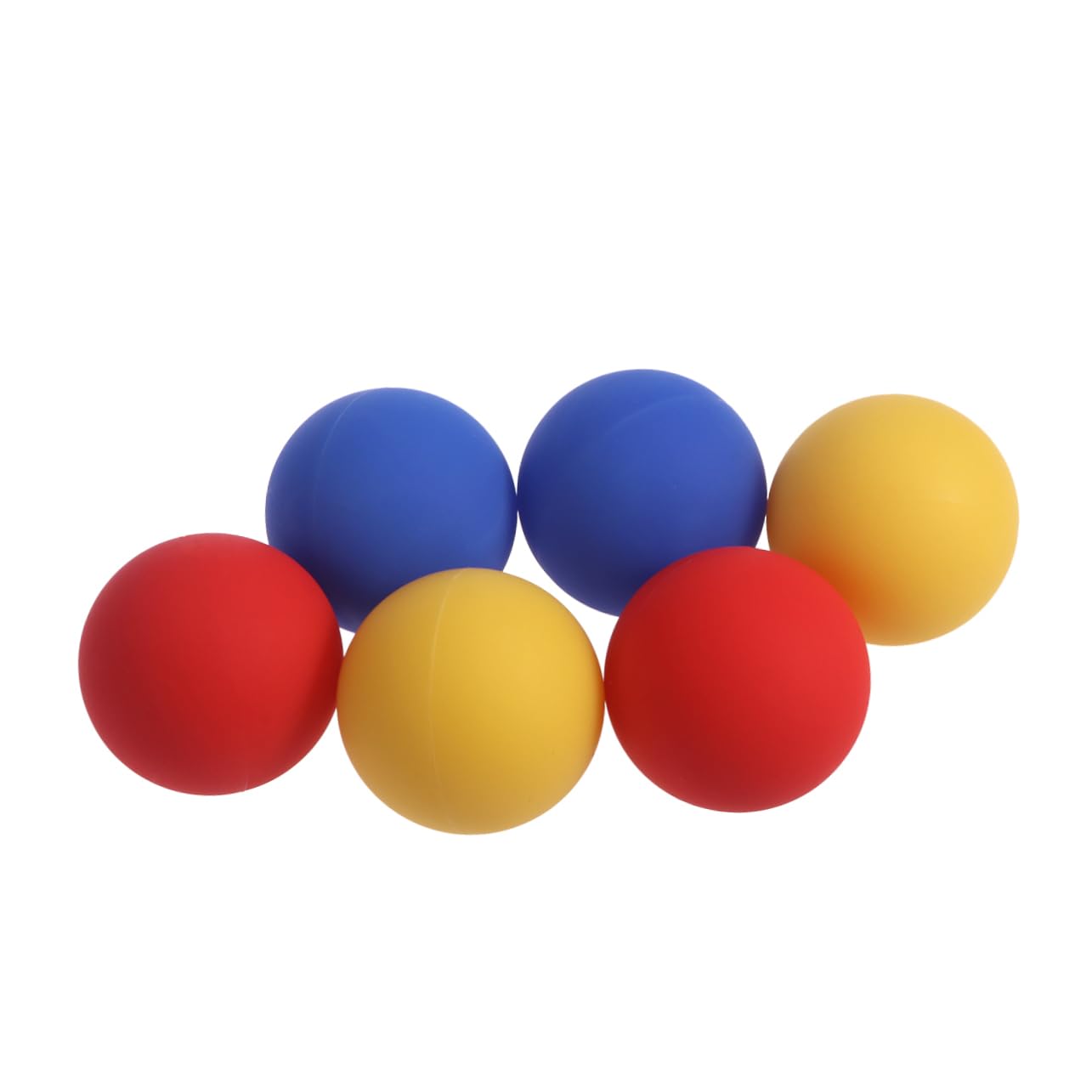 FRCOLOR Balles de Massage et Auto-massage Lot de 10 en Silicone pour Relâcher les Nœuds Musculaires, Thérapie des Points de Déclenchement Couleur Aléatoire