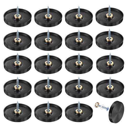 M METERXITY 20-Pack Screw Covers Caps, 1.57