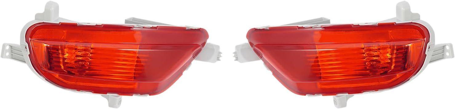 1 Pair Rear Bumper Indicator Lights Compatible with Mazda CX-5 2017-2020 Rear Bumper Warning Light Gray Red