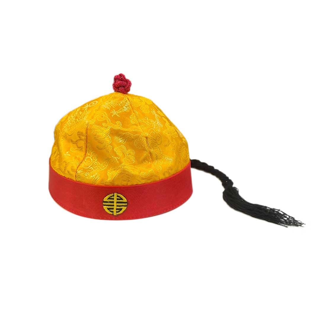 Amazon.co.jp: [AiO JAPAN] 帽子 中華 中国の宮殿帽子 後ろ髪付き