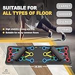 Push Up Board - 36-in-1 Foldable Pushup Fitness Stand for Portable Strength Training. Rugged, Stable Equipment for Home Gym Workout for Men & Women - Image 3