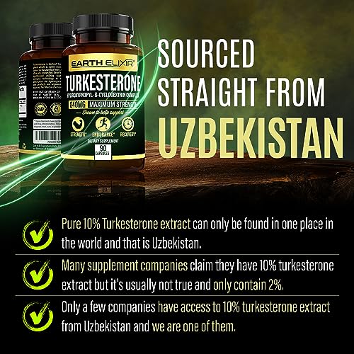 Earth Elixir Turkesterone 840mg Supplement