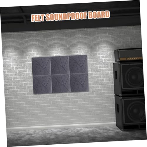 Paneles acústicos de absorción de sonido VICASKY 6 piezas autoadhesivos para insonorización en salas de música, gaming y oficinas miniatura 3