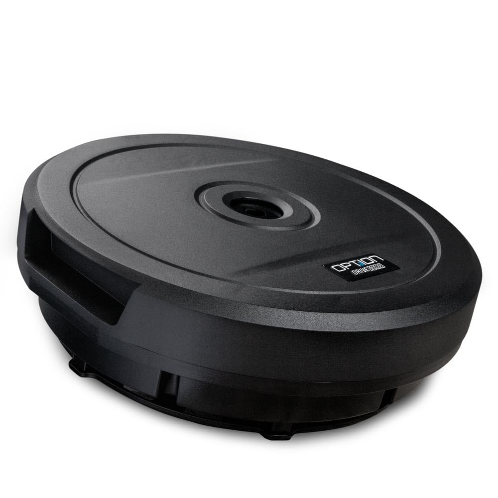 Option DRIVE12RA Reserverad-Aktiv-Subwoofer - 150 Watt RMS, 28cm Subwoofer, 35 Hz - 120 Hz, Auto Turn-On-Funktion