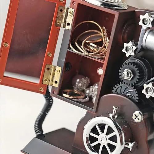 Image of AUGEN Exclusive Music Box Musical 360 rotatable Carousel Children's Wooden Men and Women Birthday Creative Christmas Valentine's Day Gift Home Decoration (Projector)