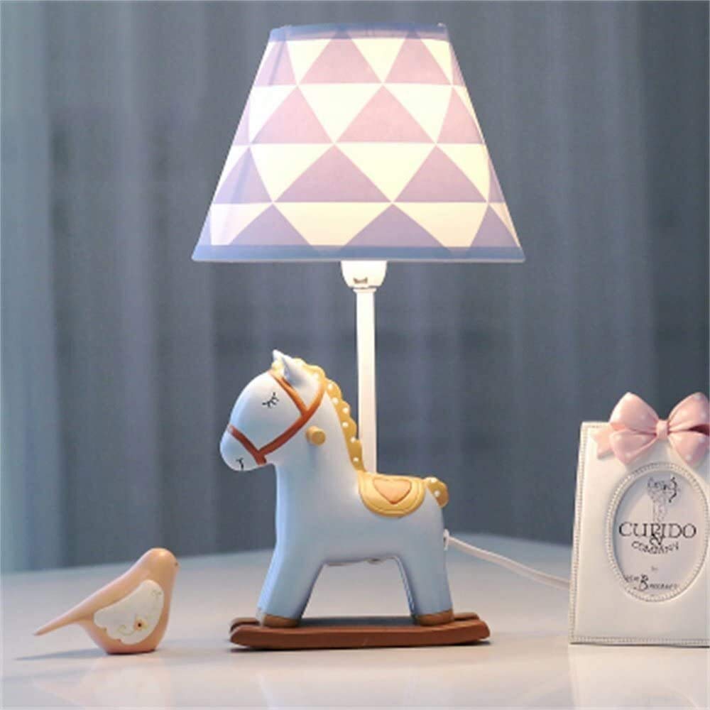 Lampe de bureau pour pépinière poney, le cadeau mignon idéal