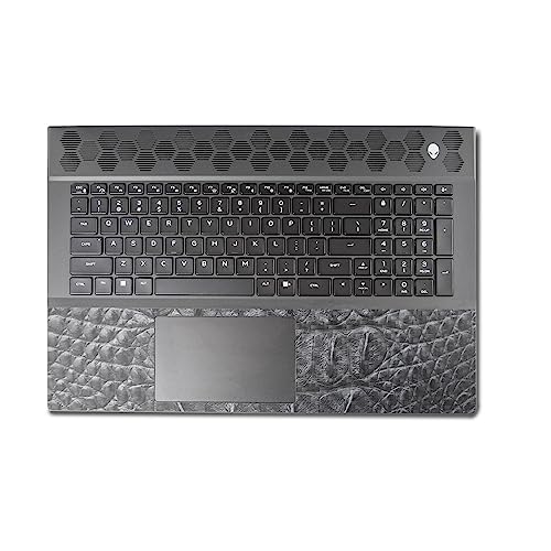 Image of MightySkins Carbon Fiber Skin Compatible with Alienware M18 R1 (2023) Full Wrap Kit - Gator Back | Protective, Durable Textured Carbon Fiber Finish | Easy to Apply & Change Styles | Made in The USA