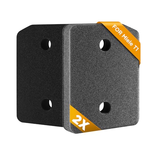 Siegvoll Plinth Filter Replacement for Miele T1 Dryer 9164761, Tumble Dryer Foam Filter 8.15x6.18x1.18″, Tumble Dryer Heat Pump Socket Filters Compatible with Miele Heat Pump Dryer 2PCS