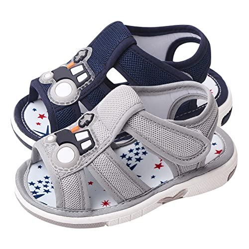 Baby Boy Squeaky Sandals Infant Premium Rubber Sole Closed-Toe Non-Slip Shoes Toddler Soft First Walkers Shoes4
