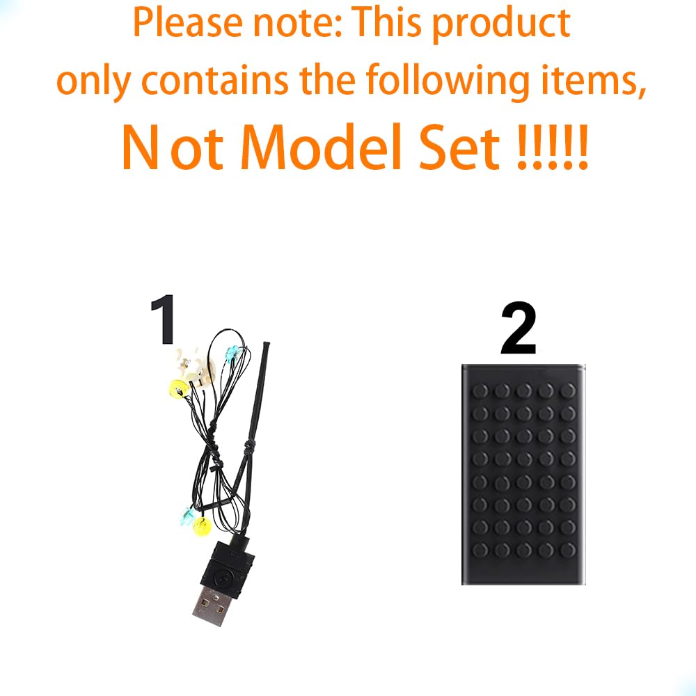 GEAMENT LED Light Kit Compatible with LEGO Exotic Parrot - Lighting set for Creator 31136 (Model Set Not Included) - Image 3