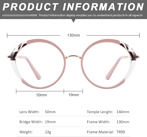 Miniatura 10 de Lentes de bloqueo de luz azul para mujer, gafas de luz azul mejor calificadas, elegantes para juegos, computadoras