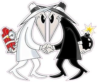 Triple Threat: Set of 3 Spy vs Spy Vinyl Stickers for Automotive & Gear