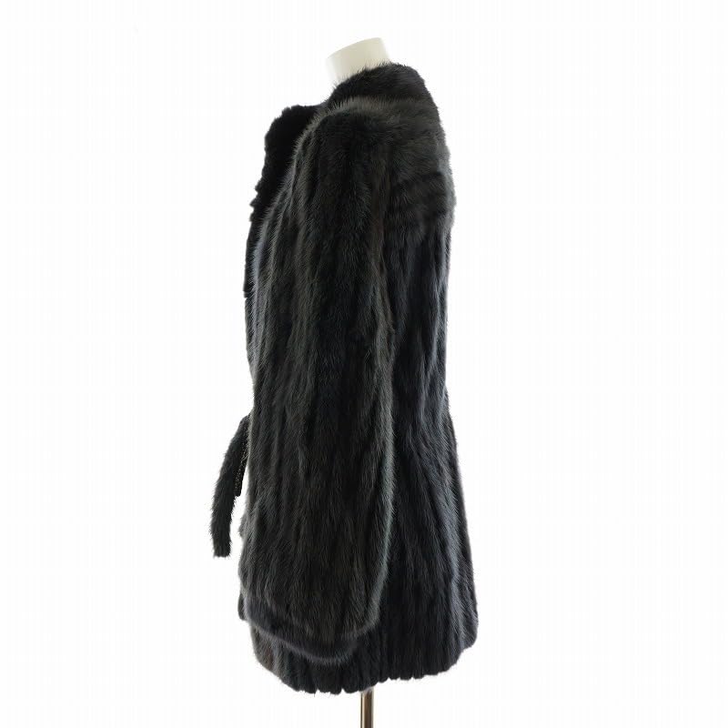 Amazon.co.jp: サガミンク SAGA MINK 銀サガ 毛皮コート カラーミンク  