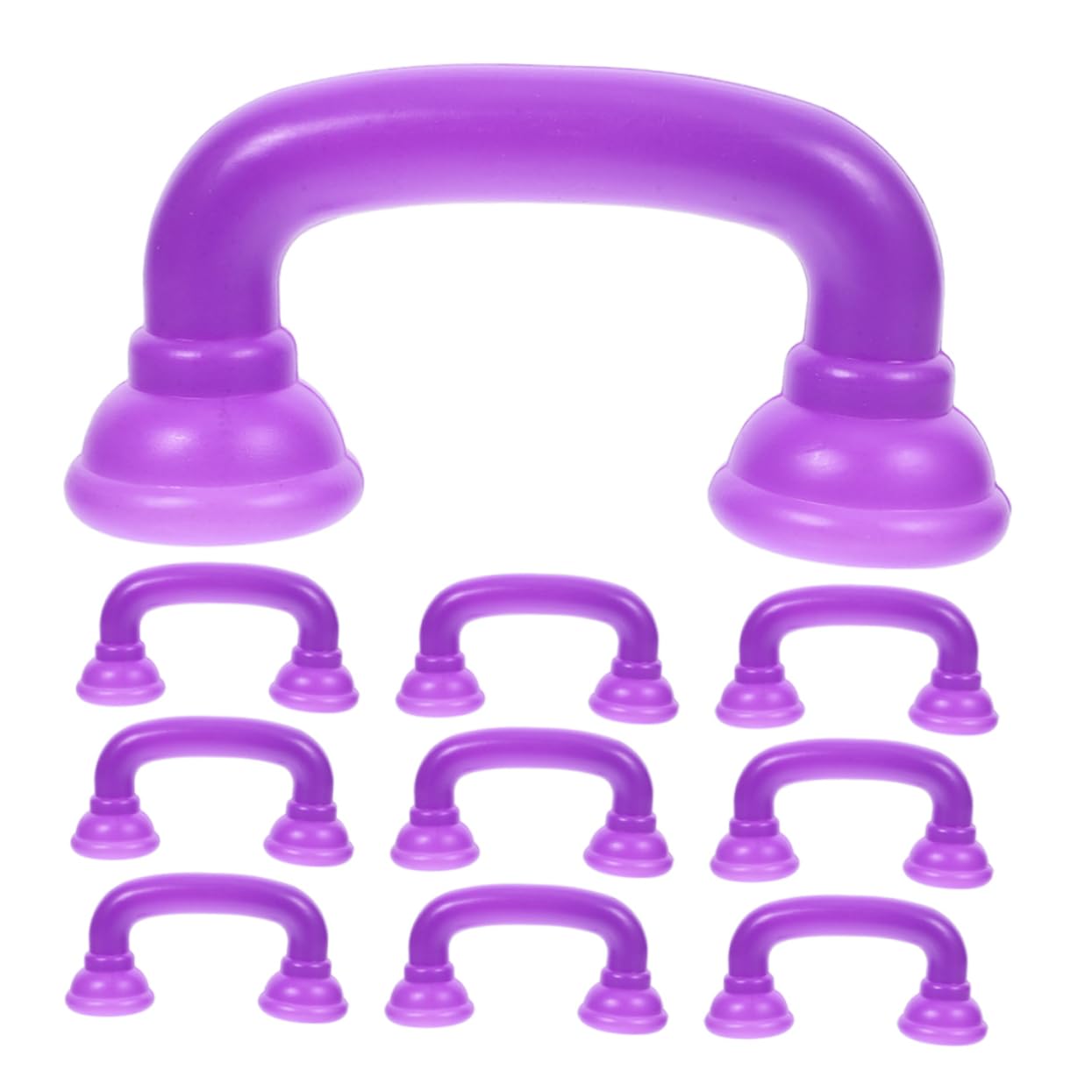 Totority 10pcs Children's Phone Toys Realistic Handset for Speech Therapy Phonemic Awareness