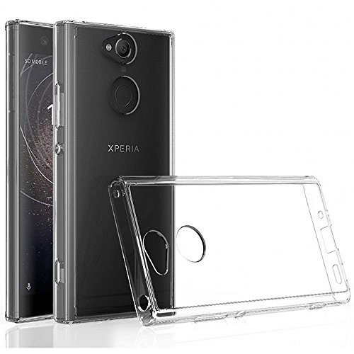 REY Funda Carcasa Gel Transparente para Sony Xperia XA2, Ultra Fina 0,33mm, Silicona TPU de Alta Resistencia y Flexibilidad