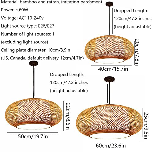 Lámpara de mimbre tipo tambor ideal para iluminar tu sala de estar 6