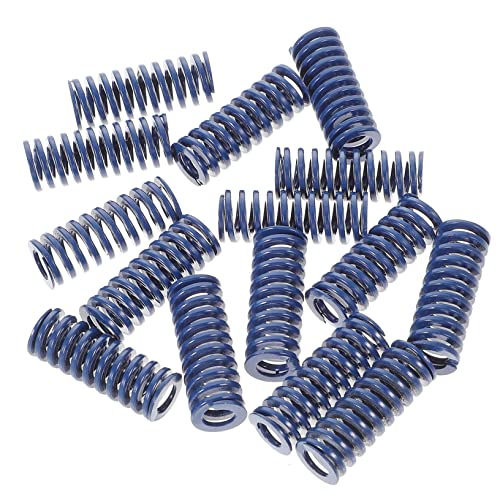 CORHAD 15pcs Heated Bed Compression Springs for 3d Printer Hot Bed, Carbon Steel, High Precision, Stiffer Support for Hi