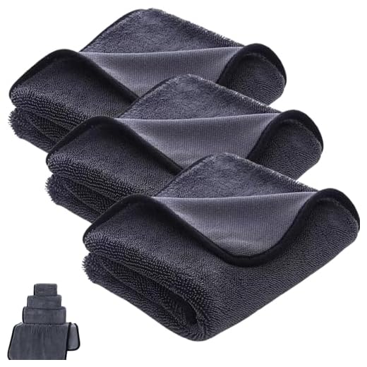 Generico Panno In Microfibra Xxl Miro Italia,Miro Italia - Panno In Microfibra Xxl Per Automobili Original,Miros Pannos X Doccia,Per Cabina Doccia,Auto,Casa,Più Assorbenti,Non Peloso (3, 30 * 30cm)