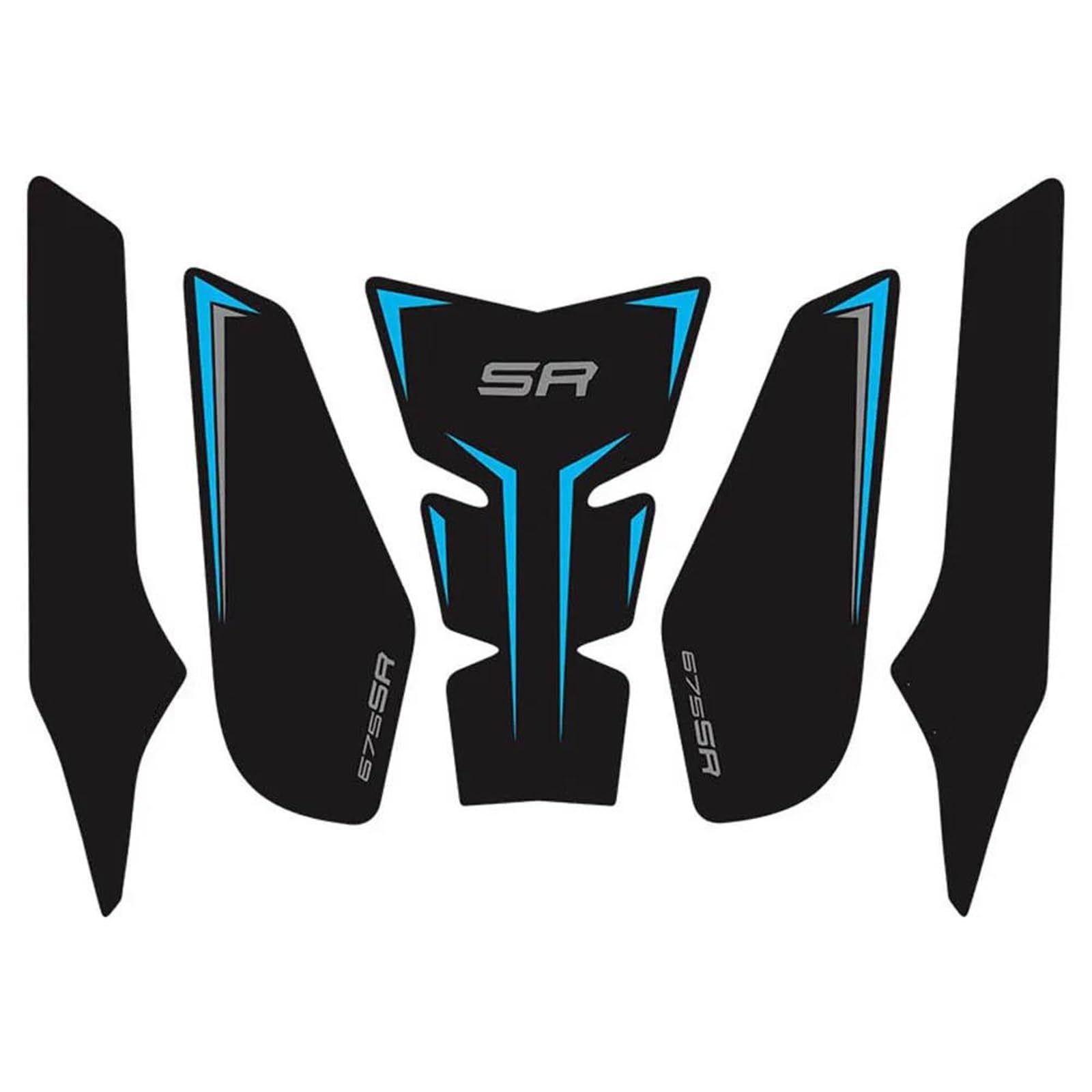 Dtsgcx Color12 For Cfmoto 675Sr-R 675 Sr 2024-2025 Frosted Motorcycle Accessories Sticker Decal Kit Fuel Tank Pad(Color12)
