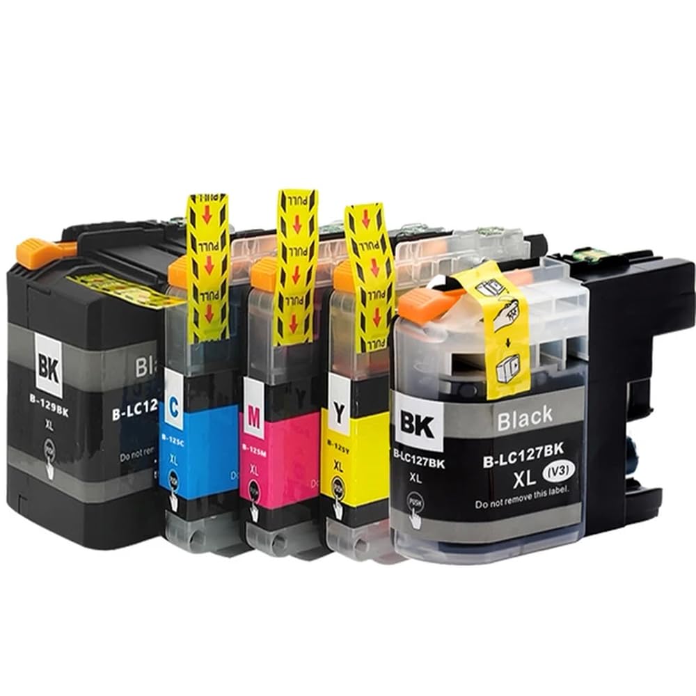 Cartuccia d'inchiostro LC127XL LC125XL LC127 LC125 compatibile con DCP J4110DW MFC J4410DW MFC J4510DW MFC J4610DW MFC J4710DW(5PCS 1SET)