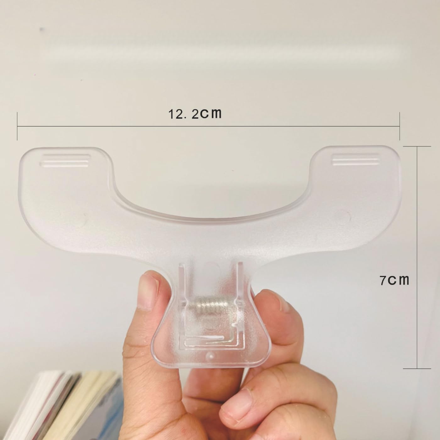 Clear Book Clips, Set of 2