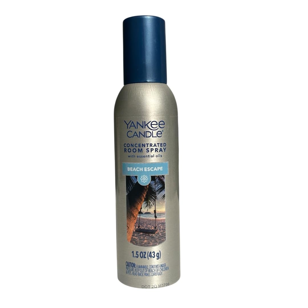 Concentrated Room Spray – Beach &amp; Tropical Scents – Long-Lasting Air Freshener (Beach Escape)