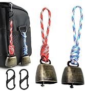 CHENNAN 2 Pièces Cloche Anti Ours, Cloche d'ours randonnée Pratique
