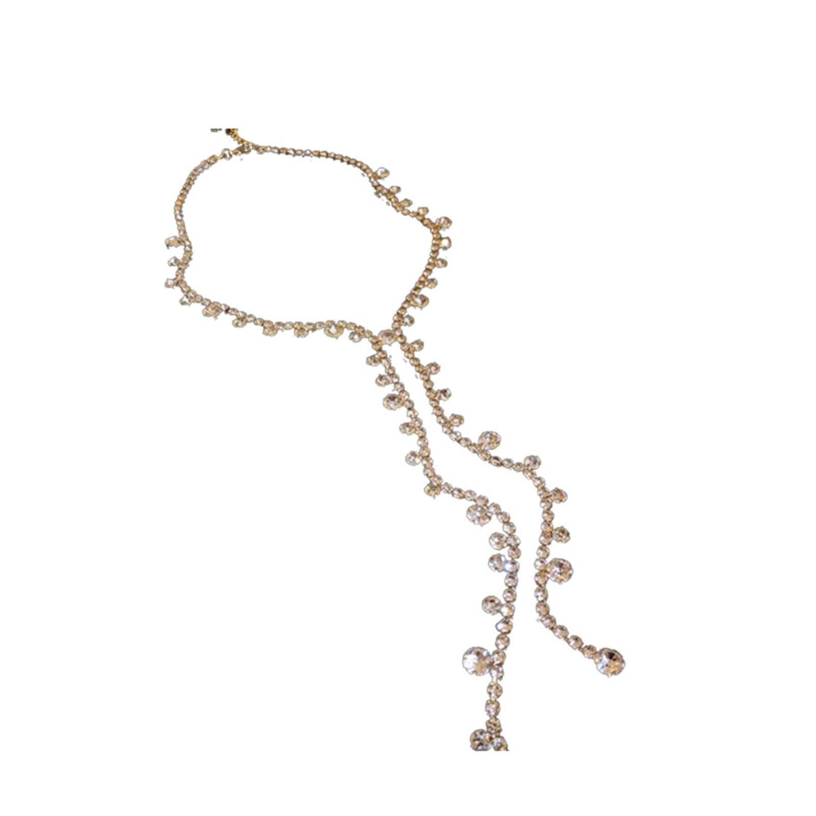 JFDBGU Gioielli da Sposa, collane, collane, girocolli e colletti da Donna