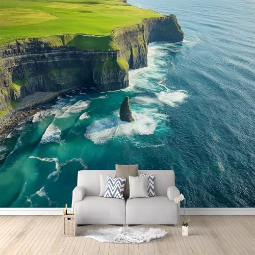 Papier peint photo paysage naturel Irlande 300 x 210 cm salon TV