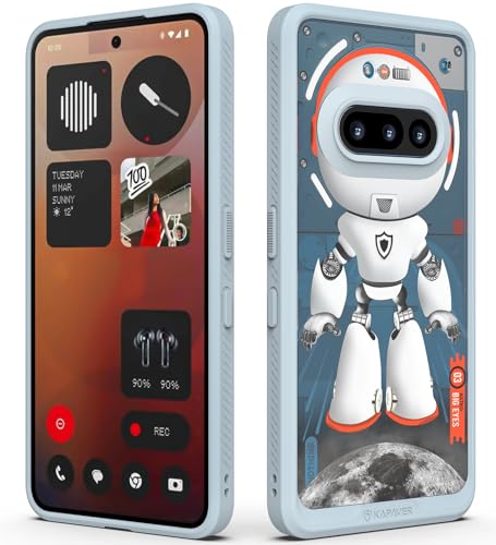 KAPAVER Impulse Series Case for Nothing Phone 3a Astro Big Eyes Gray - Image 2