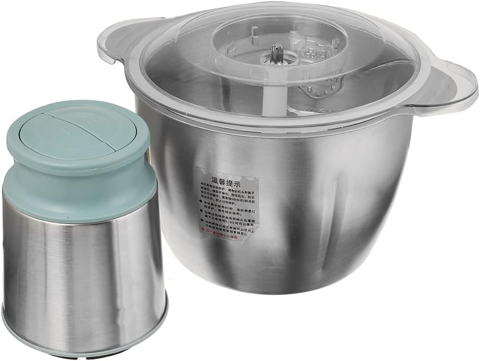 2 Speeds 400W Stainless steel 3L Capacity Electric Chopper Meat Grinder Mincer Food Processor Slicer 220V(2L)