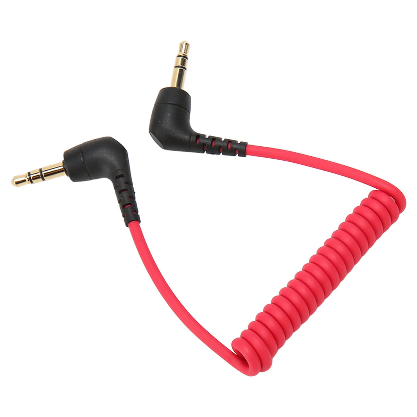 Ymiko 3.5mm Microphone Patch Cable, Compatible with iPhone, DSLR, Camcorder, Oxygen Copper, Adjustable Length 20-50cm