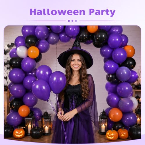 Image of Dark Purple Balloons, 12 Inch Royal Purple Latex Party Balloon