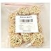 Set of 10pcs Wicker Rattan Balls Table Wedding Party Christmas Decoration (Diameter 2 Inch, Natural Color)