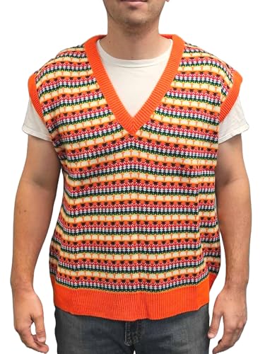 Magical Mystery Paul Fair Isle Pattern Sweater Vest