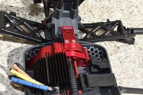 GPM for Arrma 1:10 KRATON 4S BLX/SENTON 3S BLX Upgrade Parts Aluminum Rear Gear Protection Motor Mount - 10Pc Set Orange