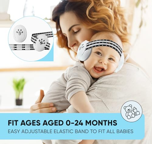 Image of Baby Ear Muff - Noise Canceling Headphone for Infant Hearing Protection - Newborn Earmuff Airplane Travel Essential