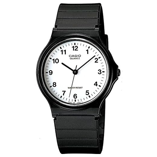 Casio Reloj Analógico para Hombre de Cuarzo con Correa en Resina MQ-24-7BLLGF