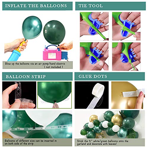 Ola Memoirs Safari Baby Shower Decorations Jungle Theme Party Supplies With Lush Green Balloon Garland Arch Kit Backdrop, Banner, Tropical Palm Leaves, Balloons Strip, Ivy Vines Decor For Boy And Girl #TOP5