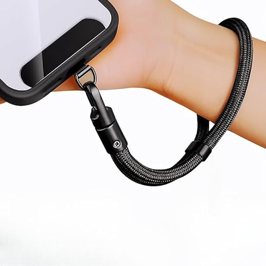 Premium Anti-Theft Universal Phone Lanyard, Adjustable Crossbody Wrist Strap with 360° Swivel, Secure Locking Clip for Travel, Hands-Free Cell Phone Tether for Men Women