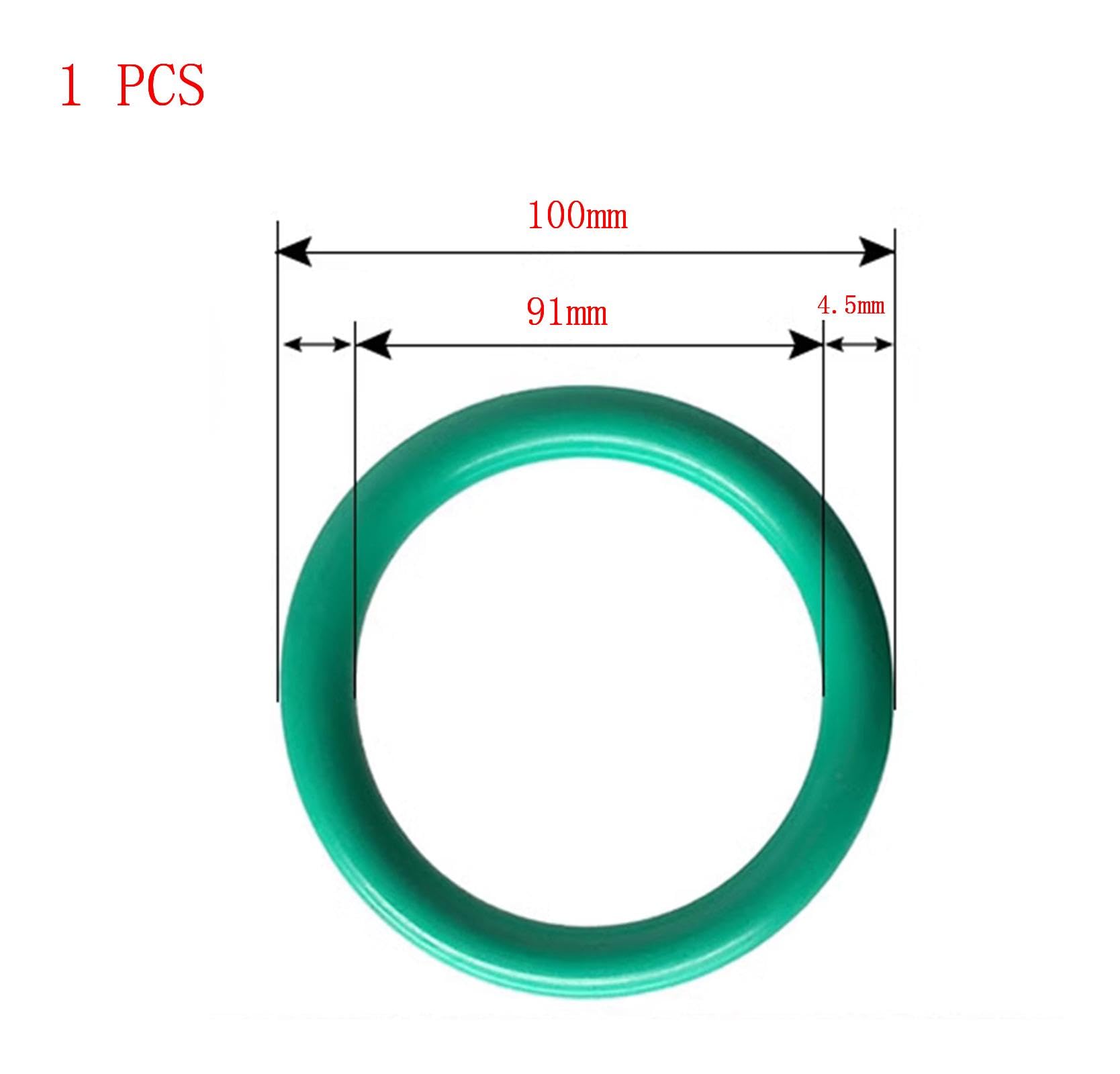 Guarnizioni in Gomma, O-Ring in Gomma al Fluoro Verdi di Varie Dimensioni(441mm ID x 4.5mm Width)