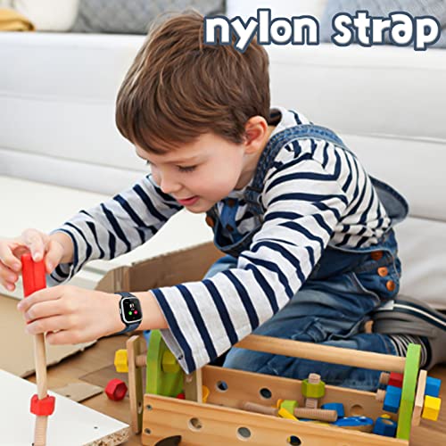 Pack 2 correas de nylon para reloj inteligente miniatura 4