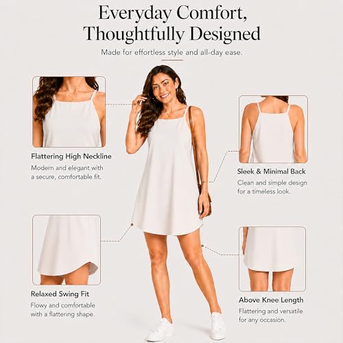 Image of Miss Lavish London Sleeveless Dresses for Women -Casual Summer Dresses with Pockets, Women's Fashion Midi Dress