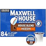 Maxwell House House Blend Medium Roast K-Cup Coffee Pods (84 ct Box)