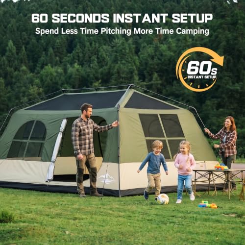 6 Person Tents for Camping Waterproof Family Cabin Tent with Full Rainfly Review product image