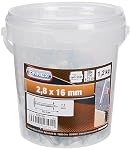 Connex – Connex Dachpappstifte 2,8 x 16 mm - 1200 g - Senkkopf - Verz
